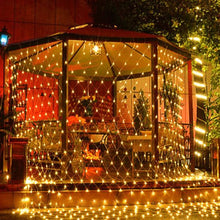 Load image into Gallery viewer, 4x6m 672 LEDs Waterproof Fishing Net Lights Curtain String Lights Fairy Wedding Party Holiday Decoration Lamps 220V, EU Plug