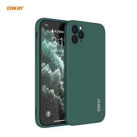 For iPhone 11 Pro Max Hat-Prince ENKAY ENK-PC066 Liquid Silicone Straight Edge Shockproof Protective Case, For iPhone 11 Pro Max