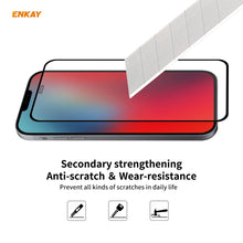Load image into Gallery viewer, For iPhone 11 Pro Hat-Prince ENKAY ENK-PC0652 Liquid Silicone Straight Edge Shockproof Protective Case + 0.26mm 9H 2.5D Full Glue Full Coverage Tempered Glass Protector Film, For iPhone 11 Pro
