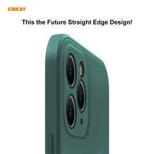 Load image into Gallery viewer, For iPhone 11 Pro Hat-Prince ENKAY ENK-PC0652 Liquid Silicone Straight Edge Shockproof Protective Case + 0.26mm 9H 2.5D Full Glue Full Coverage Tempered Glass Protector Film, For iPhone 11 Pro