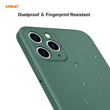 Load image into Gallery viewer, For iPhone 11 Pro Hat-Prince ENKAY ENK-PC0652 Liquid Silicone Straight Edge Shockproof Protective Case + 0.26mm 9H 2.5D Full Glue Full Coverage Tempered Glass Protector Film, For iPhone 11 Pro