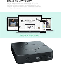 Load image into Gallery viewer, KN326 Bluetooth Audio receiver transmitter 5.0 two-in-one Bluetooth adapter for hands-free calls