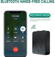 Load image into Gallery viewer, KN326 Bluetooth Audio receiver transmitter 5.0 two-in-one Bluetooth adapter for hands-free calls