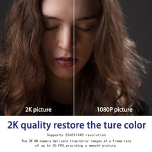 Load image into Gallery viewer, C5 4 Million Pixel Auto Focus 2K Full HD Webcam 360 Rotation USB Driver-free Live Broadcast WebCamera with Mic, C5