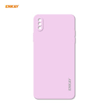 Load image into Gallery viewer, ENKAY ENK-PC072 Hat-Prince Liquid Silicone Straight Edge Shockproof Protective Case For iPhone XS Max, For iPhone XS Max