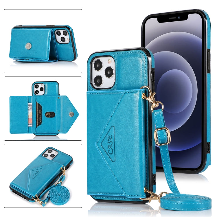 Multi-functional Cross-body Card Bag TPU+PU Back Cover Case with Holder & Card Slot & Wallet, For iPhone 12 Pro Max, For iPhone 12 / 12 Pro, For iPhone 12 mini