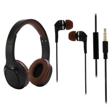 Load image into Gallery viewer, BT1605 Head-mounted Foldable Stereo Bluetooth Wireless Headset Bluetooth 5.0 with Microphone 3.5mm Audio Jack