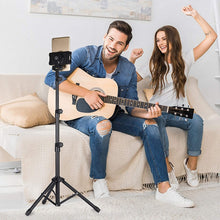 Load image into Gallery viewer, Floor Tablet Tripod Stand Adjustable For 4.7-12.9 inch iPad Carrying Holder