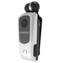 Load image into Gallery viewer, F920 CSR4.1 Retractable Cable Caller Vibration Reminder Anti-theft Bluetooth Headset, Black, White, Gold, Silver, Gray