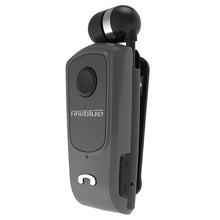 Load image into Gallery viewer, F920 CSR4.1 Retractable Cable Caller Vibration Reminder Anti-theft Bluetooth Headset, Black, White, Gold, Silver, Gray