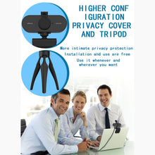 Load image into Gallery viewer, B1 4 Million Pixels 2K Resolution HD 1080P 360 Degrees Rotation Webcam with Mic &amp; Tripod