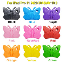 Load image into Gallery viewer, Butterfly Bracket Style EVA Children Shockproof Protective Case, For iPad Air 2022 / 2020 10.9, For iPad Pro 11 (2020 / 2018)