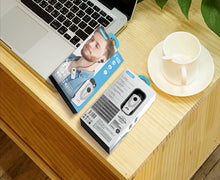 Load image into Gallery viewer, F930 CSR4.1 Retractable Cable Caller Vibration Reminder Anti-theft Bluetooth Headset, Silver