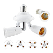 Load image into Gallery viewer, E27 to E27 Splitter Adjustable LED Light Bulb Holder Adapter Converter Socket Light Bulb Holder, 1 In 1, 2 In 1, 3 In 1, 4 In 1, 5 In 1