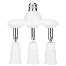 Load image into Gallery viewer, 1 to 2/3/4/5 E27 to E27 Socket Distributor Adjustable Converter E27 LED Bulb Holder, 2 in 1, 3 in 1, 4 in 1, 5 in 1