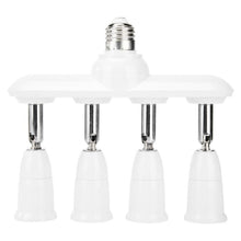 Load image into Gallery viewer, 1 to 2/3/4/5 E27 to E27 Socket Distributor Adjustable Converter E27 LED Bulb Holder, 2 in 1, 3 in 1, 4 in 1, 5 in 1