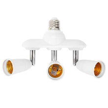 Load image into Gallery viewer, 1 to 2/3/4/5 E27 to E27 Socket Distributor Adjustable Converter E27 LED Bulb Holder, 2 in 1, 3 in 1, 4 in 1, 5 in 1