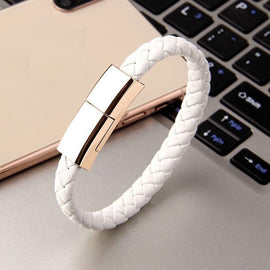 XJ-28 2.4A USB to 8 Pin Creative Bracelet Data Cable, Cable Length: 22.5cm