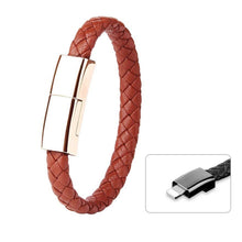 Load image into Gallery viewer, XJ-28 2.4A USB to 8 Pin Creative Bracelet Data Cable, Cable Length: 22.5cm
