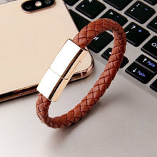 Load image into Gallery viewer, XJ-28 2.4A USB to 8 Pin Creative Bracelet Data Cable, Cable Length: 22.5cm, XJ-28 8 Pin, 22.5cm 8 Pin