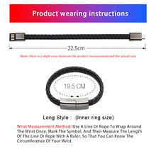 Load image into Gallery viewer, XJ-28 2.4A USB to 8 Pin Creative Bracelet Data Cable, Cable Length: 22.5cm