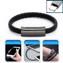 Load image into Gallery viewer, XJ-28 2.4A USB to 8 Pin Creative Bracelet Data Cable, Cable Length: 22.5cm