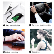 Load image into Gallery viewer, XJ-28 2.4A USB to 8 Pin Creative Bracelet Data Cable, Cable Length: 22.5cm