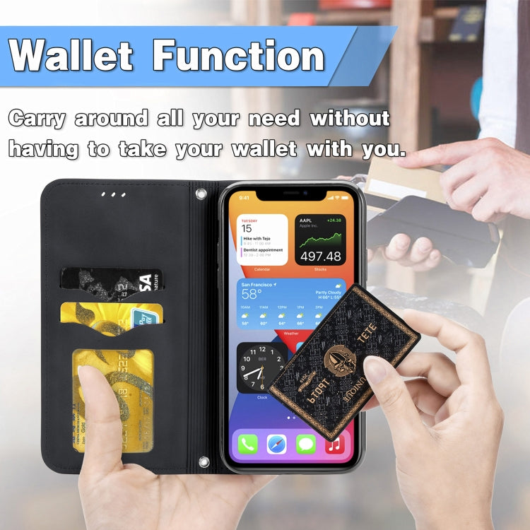 Retro Skin Feel Business Magnetic Horizontal Flip Leather Case with Holder & Card Slots & Wallet & Photo Frame, For iPhone 12 Pro Max, For iPhone 12 / 12 Pro, For iPhone 12 mini