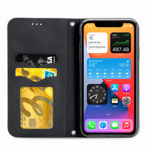 Load image into Gallery viewer, Retro Skin Feel Business Magnetic Horizontal Flip Leather Case with Holder &amp; Card Slots &amp; Wallet &amp; Photo Frame, For iPhone 12 Pro Max, For iPhone 12 / 12 Pro, For iPhone 12 mini