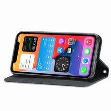 Load image into Gallery viewer, Retro Skin Feel Business Magnetic Horizontal Flip Leather Case with Holder &amp; Card Slots &amp; Wallet &amp; Photo Frame, For iPhone 12 Pro Max, For iPhone 12 / 12 Pro, For iPhone 12 mini