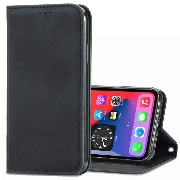 Retro Skin Feel Business Magnetic Horizontal Flip Leather Case with Holder & Card Slots & Wallet & Photo Frame, For iPhone 12 Pro Max, For iPhone 12 / 12 Pro, For iPhone 12 mini
