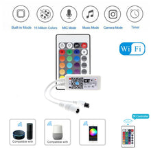 Load image into Gallery viewer, Smart Phone Control Music and Timer Mode Home Mini WIFI LED RGB Controller, RGB Controller, RGB IR Controller, RGBW IR Controller, RGBW Controller