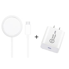 Load image into Gallery viewer, XJ-31 2 in 1 15W Magnetic Wireless Charger + PD 20W USB-C / Type-C Travel Charger Set for iPhone 12 Series, EU Plug, US Plug, UK Plug