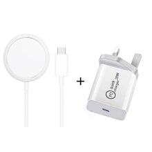 Load image into Gallery viewer, XJ-31 2 in 1 15W Magnetic Wireless Charger + PD 20W USB-C / Type-C Travel Charger Set for iPhone 12 Series, EU Plug, US Plug, UK Plug