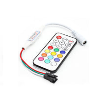 Load image into Gallery viewer, RGB LED Controller with 21-keys RF Remote Controller for WS2812B WS2811 LED Strip