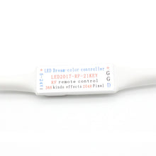 Load image into Gallery viewer, RGB LED Controller with 21-keys RF Remote Controller for WS2812B WS2811 LED Strip