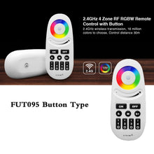 Load image into Gallery viewer, 2.4G Miboxer Button Type RGBW RF 4-Zone Wireless LED Remote Controller for LED RGBW Bulb or Strip, FUT095, FUT096
