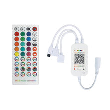 Load image into Gallery viewer, WiFi Smart 4 Pin RGB LED Strip Light Contoller APP Remote Voice Control Works with Alexa Echo, 5-24V, WiFi 40-keys Controller, WiFi 24-keys Controller