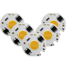 Load image into Gallery viewer, COB LED Light Chip AC 220V LED Bulb Light Intelligent IC Driver Bulb Light DIY Spotlight Downlight Chip Outdoor Flood Light, 5 pcs, 10 pcs