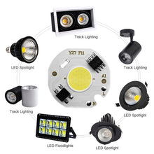 Load image into Gallery viewer, COB LED Light Chip AC 220V LED Bulb Light Intelligent IC Driver Bulb Light DIY Spotlight Downlight Chip Outdoor Flood Light, 5 pcs, 10 pcs