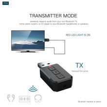 Load image into Gallery viewer, RT02 USB Bluetooth Audio Adapter Receives Transmits 2-in-1 Bluetooth 5.0 Hands-free Talk Car Bluetooth Receiver