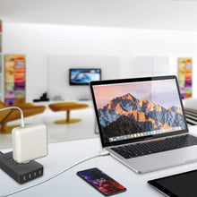Load image into Gallery viewer, PD-96W 96W PD USB-C / Type-C Laptop Adapter + 2m 5A USB-C / Type-C to USB-C / Type-C Fast Charging Cable for MacBook Pro, EU Plug, US Plug, UK Plug