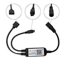 Load image into Gallery viewer, Bluetooth LED RGB Controller with 24 Keys Infrared Controller for 5630 5050 3528 2835 LED Strip, DC 5-24V