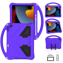 Load image into Gallery viewer, EVA Flat Anti Falling Protective Case Shell with Holder, For iPad 10.2 2021 / 2020 / 2019