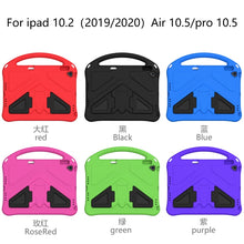 Load image into Gallery viewer, EVA Flat Anti Falling Protective Case Shell with Holder, For iPad 10.2 2021 / 2020 / 2019