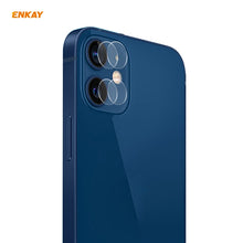 Load image into Gallery viewer, For iPhone 12 / 12 mini ENKAY Hat-Prince 0.2mm 9H 2.15D Round Edge Rear Camera Lens Tempered Glass Film 2 PCS/Set, 1 Set, 2 Set, 5 Set, 10 Set
