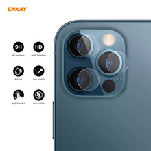 Load image into Gallery viewer, For iPhone 12 Pro / 12 Pro Max ENKAY Hat-Prince 0.2mm 9H 2.15D Round Edge Rear Camera Lens Tempered Glass Film 3 PCS/Set, 1 Set, 2 Set, 5 Set, 10 Set