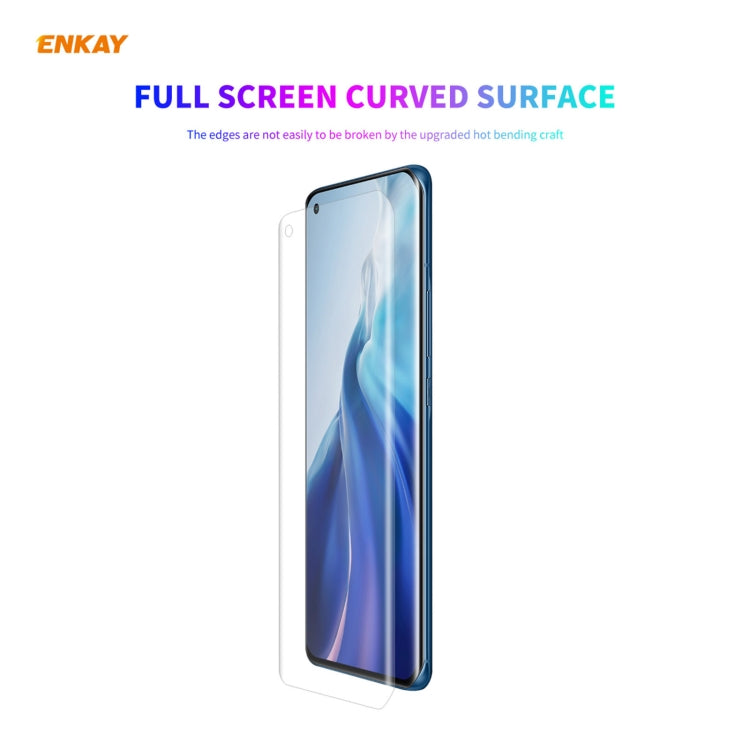 ENKAY Hat-Prince 3D Full Screen PET Curved Hot Bending HD Screen Protector Soft Film Support Fingerprint Unlock