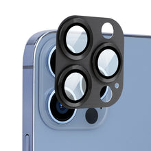 Load image into Gallery viewer, ENKAY Aluminium Alloy + Tempered Glass Camera Lens Cover for iPhone 13 Pro / 13 Pro Max