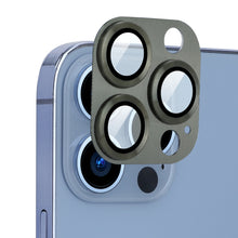 Load image into Gallery viewer, ENKAY Aluminium Alloy + Tempered Glass Camera Lens Cover for iPhone 13 Pro / 13 Pro Max